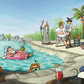 Wizards at WWANDS 2025. Traditional illustration, and Character Design project by danielle_schulmeister - 06.28.2023