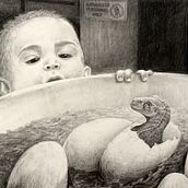 Two Separate Worlds. Traditional illustration, and Pencil Drawing project by danielle_schulmeister - 06.28.2023