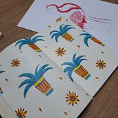 Mi proyecto del curso: Patrones botánicos en sketchbook: conquista la página en blanco . % Isabel Cristina Gutierrez Jimenez tarafından hazırlanan Geleneksel illüstras, on, Desen Tasarımı, Botanik İllüstras, on, Ve Eskiz defteri projesi - 06.22.2023