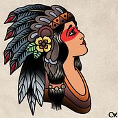 Mi proyecto del curso: Diseño de tatuajes estilo old school en Procreate. Traditional illustration, Drawing, Digital Illustration, and Tattoo Design project by Carolina Aguilar - 06.29.2023