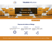 Web de Toldos en Málaga. Un projet de Publicité de Antonio Gonzalez - 02.04.2023