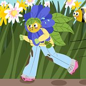 Poppy Pépin. Traditional illustration, Editorial Design, Stor, board, Portfolio Development, Children's Illustration, Narrative, Management, Productivit, and Picturebook project by Justine Rivier - 06.29.2023