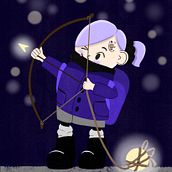 Nunki from the Moon. Traditional illustration, Portfolio Development, Children's Illustration, and Character Design project by Justine Rivier - 06.29.2023