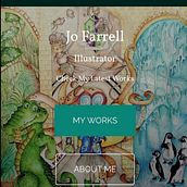 Website  . Ilustrație tradițională de Johanna Farrell - 06.30.2023