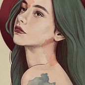 Mi proyecto del curso: Retrato ilustrado con Procreate. Traditional illustration, Vector Illustration, Digital Illustration, and Portrait Drawing project by oscarcarrerasoria040 - 06.30.2023