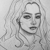 Mein Abschlussprojekt für den Kurs: Skizzenbuch für Porträts: Erkunde das menschliche Gesicht. Sketching, Drawing, Portrait Drawing, Artistic Drawing, and Sketchbook project by Elina Reinsch - 07.01.2023