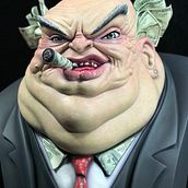 Dirty Rotten Filthy Stinking Rich from the band Warrant’s album cover.. Sculpture project by Todd Davis - 07.01.2023