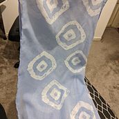 My project for course: Introduction to Shibori Tie Dyeing Ein Projekt aus dem Bereich H, werk, Modedesign, DIY, Textilfärbung und Textildesign von Yvonne Smith - 01.07.2023