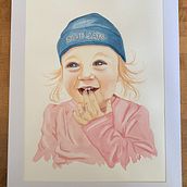 Watercolour Portrait. Watercolor Painting, Painting, Fine Arts, and Traditional illustration project by Lyndsay Stephenson - 06.04.2023