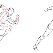 tried drawing from reference (mines on the right). Design project by Luan Salles - 07.02.2023