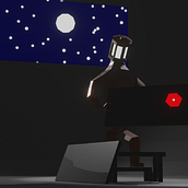 Mein Abschlussprojekt für den Kurs: Low-Poly-Charakter-Modellierung für Videospiele. 3D, 3D Modeling, Video Games, 3D Character Design, and Game Design project by c_schmid_illerberg - 07.02.2023