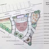 Landscape Redesign: Waterfront Park, Port Angeles, WA. Un proyecto de Paisajismo, Creatividad, Ilustración arquitectónica y Diseño de dei_thomas100 - 02.07.2023