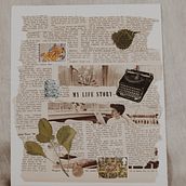 My life story. Collage, and Traditional illustration project by Eva Rueda - 07.02.2023