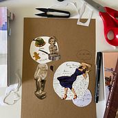 Lo externo vs lo interno. Traditional illustration, and Collage project by Eva Rueda - 07.02.2023