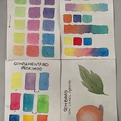 Meu projeto do curso: Criação de paletas de cores com aquarela. Traditional illustration, Fine Arts, Painting, Watercolor Painting, and Color Theor project by Barbara Rigons - 07.02.2023