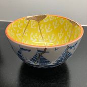 My project for course: Introduction to Kintsugi: Repair Your Pottery with Gold. Artesanato, Artes plásticas, Cerâmica, e DIY projeto de melanienan - 03.07.2023