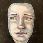 Mi proyecto del curso: Retrato creativo en claroscuro con lápiz. Ilustração tradicional, Desenho a lápis, Desenho de retrato, Desenho artístico, e Desenho com lápis de cor projeto de ventas_38 - 01.07.2023