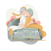 Loving Rome. Traditional illustration project by Ilaria Feduzzi - 07.03.2023