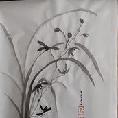 Mój projekt z kursu: Wprowadzenie do malarstwa sumi-e. Traditional illustration, Fine Arts, Painting, Drawing & Ink Illustration project by renata_szperlinska - 07.03.2023