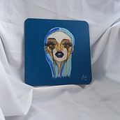 she. Un proyecto de Pintura acrílica de Flor Matteo Bustos - 03.07.2023