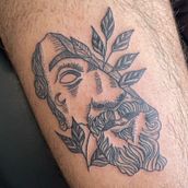 Meu projeto do curso: Tatuagem para principiantes. Tattoo Design project by Laryssa Abrantes - 06.02.2023