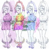 Musa. Un progetto di Illustrazione tradizionale e Costume design di irene_tzitzak - 03.07.2023