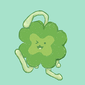 zozo says hi !!. Projekt z dziedziny Trad, c, jna ilustracja,  Animacja i Projektowanie postaci użytkownika zozo clover - 03.07.2023