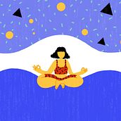 Mindful Animation . Un proyecto de Ilustración tradicional, Motion Graphics, Animación, Animación 2D, Ilustración digital e Ilustración animada de Marina Labella - 04.07.2023