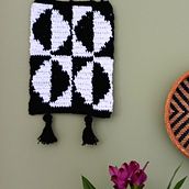 Meu projeto do curso: Design de padrões para crochê: encontre seu próprio estilo. Accessor, Design, Pattern Design, Fiber Arts, DIY, Crochet, and Textile Design project by rose_oliv - 07.04.2023