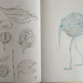My project for course: Whimsical Sketchbook: Draw Imaginary Creatures from Nature. Pencil Drawing, Drawing, Watercolor Painting, Sketchbook, and Naturalistic Illustration project by monetvenice42 - 07.04.2023