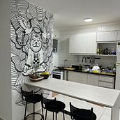 Mural Decorativo - Fish Katrip Ein Projekt aus dem Bereich Urban Art, Traditionelle Illustration, Malerei und Dekoratives Malen von Matheus Castanho - 04.07.2023