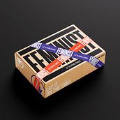 Playing Card Game set - FEMINIST. Packaging, Design, and Traditional illustration project by Claudia Palacios - 07.04.2023