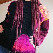 Mi proyecto del curso: Diseño y tejido de prendas con la técnica de intarsia. Un progetto di Fashion design, Fiber Art, DIY, Maglia e Textile Design di Manik Arte - 04.07.2023