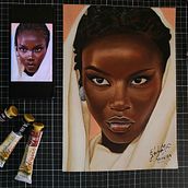 Meu projeto do curso: Retrato com pintura a óleo: explore luz e sombras. Fine Arts, Painting, and Oil Painting project by Glauber M. Florindo - 07.05.2023
