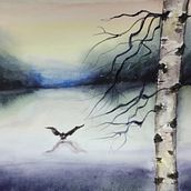Paisaje admosferico. Painting project by Marta Williams Guibert - 06.04.2023