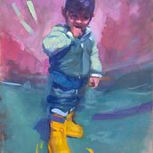 Mi proyecto del curso: Pintura de retratos expresivos: color y gesto Ein Projekt aus dem Bereich Bildende Künste, Malerei, Porträtzeichnung und Ölmalerei von Grei Jimenez - 05.07.2023