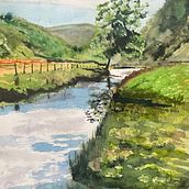 My project for course: Painting Realistic Watercolor Landscapes. Un proyecto de Bellas Artes, Pintura, Bocetado, Pintura a la acuarela e Ilustración naturalista				 de nznbx97e94 - 05.07.2023