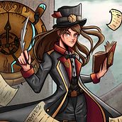 Steampunk . Traditional illustration project by Rômulo Bastos - 06.22.2023