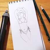 Mi proyecto del curso: Sketchbook de retrato: explora el rostro humano. Een project van  Schetsen,  Tekening,  Portrettekening,  Artistieke tekening y Sketchbook van Magnolia Jazmín Vargas Sandoval - 06.07.2023