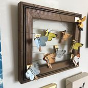 Butterfly and Bumblebee "Flying" Clothespins. Arts, Crafts, and Paper Craft project by ksantaanafarmer - 07.06.2023