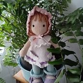 Mi proyecto del curso: Elaboración de muñecas amigurumi románticas. Artesanato, Design de brinquedos, Tecido, Crochê, Amigurumi, e Design têxtil projeto de gijina633 - 07.07.2023