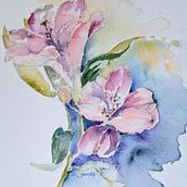 I am a watercolour artist working with many varied themes. Un projet de Peinture de Christine Jones - 06.07.2023