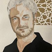 Mon projet du cours : Portrait à l'aquarelle d'après une photo. Traditional illustration, Watercolor Painting, and Portrait Drawing project by Valérie Graechen - 07.07.2023