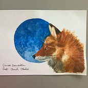 Meu projeto do curso: Retratos expressivos de animais em aquarela. Traditional illustration, Watercolor Painting, Realistic Drawing, and Naturalistic Illustration project by ambrosio.neli17 - 07.07.2023