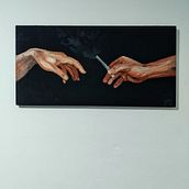 se enciende. Painting project by Lau Claus - 07.07.2023