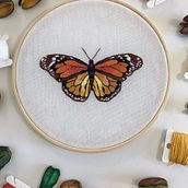 Meu projeto do curso: Técnicas de bordado realista Ein Projekt aus dem Bereich Traditionelle Illustration, Stickerei und Textildesign von Ana Julia Justino - 07.07.2023