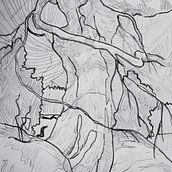 Árvore. Sketching, Drawing, Artistic Drawing, Sketchbook, Ink Illustration, and Naturalistic Illustration project by Jose Luiz C Melo - 07.07.2023