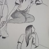Mi proyecto del curso: Dibujo de personajes desde cero: retrata rostros y figuras. Traditional illustration, Character Design, Pencil Drawing, and Drawing project by Maria Alejandra Nuñez Salazar - 07.07.2023