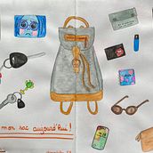 Mon projet du cours : Journal intime illustré : pratiquez au quotidien la pleine conscience. Fine Arts, Sketching, Creativit, Drawing, and Sketchbook project by meve.osmond - 07.08.2023