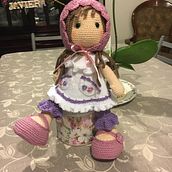 Mi proyecto del curso: Elaboración de muñecas amigurumi románticas. Arts, Crafts, To, Design, Fiber Arts, Crochet, Amigurumi, and Textile Design project by Elia Arriagada - 07.07.2023